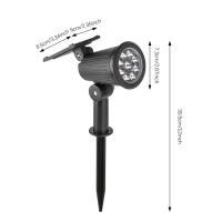 Luces De Punto Solar RGB LED Para Exterior IP65 Impermeables Ajustable Brillo Para Jardín Yard Árboles De Palma Escenario Decoración - details 1