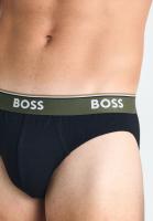Slip Boss Power -3 Pack- Cotton Stretch (Negro Cint. Beige, Verde y Azul) - details 0