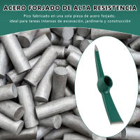 EasySpeed Piqueta de Albañil, Pico Pequeño Obras, Alcotana, Picachón Extrafuerte de Forja, Herramienta de Mano para Excavaciones, Albañilería, Reformas, Demolición, Acero Forjado,  Mango Resistente - details 2