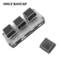 Keycaps Transparentes Doble Capa Con Clips De Papel Removibles Protección De Carcasa Para Teclado MX Switch Accesorios Para Ratones Y Teclados - details 2