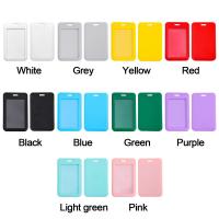 Porta Tarjetas Deslizantes 1PC Porta Nombre ID Y Pasaporte Soporte Para Carteles Estudiantes Y Trabajo Caja De Pecho De Bolsillo Unisex - details 3