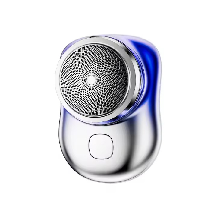 Afeitadora Eléctrica Para Hombres Tamaño De Bolsillo Lavable Recargable Inalámbrica Trimmer Cuchilla Rastreable Viaje Afeitadora Portátil Para Rostro Y Barba - 1