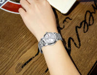 Reloj De Mujer LIGE Lujo Moda Cuarzo Acero Inoxidable Resistente Al Agua Con Calendario Pantalla Romana Reloj Casual Para Mujeres - details 15