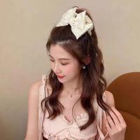 Grande Clip De Cabello Con Lazo Super Bonito Accesorio De Pelo De Alta Gama Para Mujer Adorno Geométrico Moda Para Compras - details 3