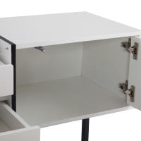 Mueble TV with Caja extrable para proyector, Mueble Bajo with Espacio de almacenamiento y Diseño color blocking, 163x40x45 cm - details 8