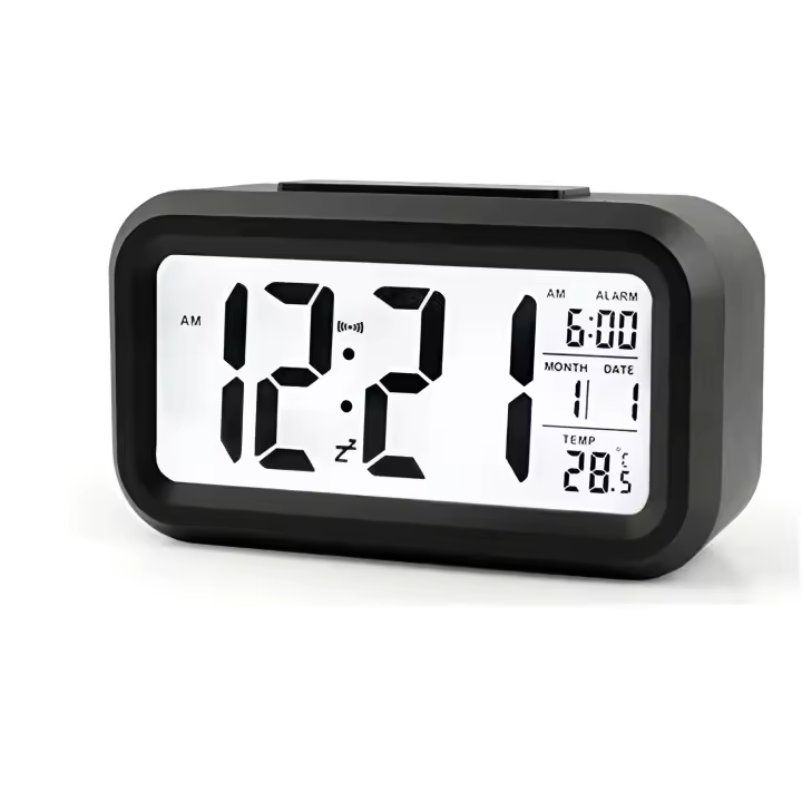 Reloj Despertador Digital para Dormitory with Luz Nocturna Inteligente - 1
