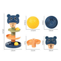 Juguete Educativo Para Bebés Torre De Balones Rodante Juego De Pila Montessori Para Niños De 1 2 3 Años Desarrollo Motor Y Mental - details 10