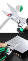Tijeras Multifuncionales De Acero Inoxidable LAOA Con Bloqueo De Seguridad Herramienta De Desnudo Para Electricianas Y Uso Doméstico - details 6