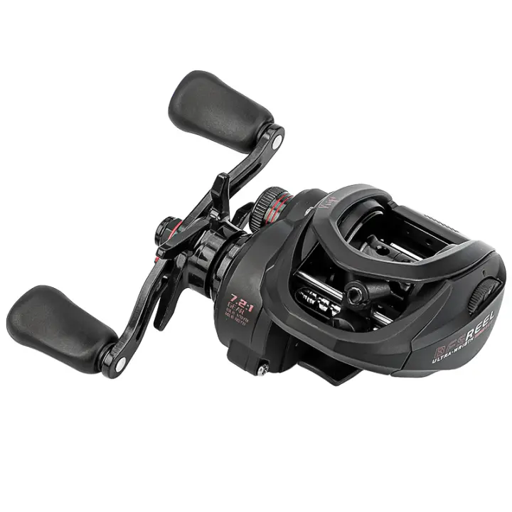 ANATONO Vrigo Caña De Pescar Ultraligera De 160g Con Ratio De Engranajes 7.2 Reel De Pesca BFS Para Agua Salada 6+1BB 6KG Potencia Baitcaster - 1