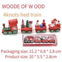 Adorno De Navidad De Tren De Madera/Plástico Decoración De Feliz Navidad Para El Hogar Regalos De Xmas 2023 Día De Año Nuevo 2024 - details 12