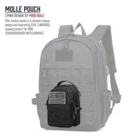 Bolsa Táctica De Pequeño Tamaño Para EDC Herramientas De Utilidad Multiusos De Molle Diseño Compacto Mini De Bolsa De Cinturón Para 3-Días De Ataque - details 1