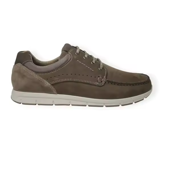 ZAPATO CON CORDON NAUTICO IMAC 751660 TAUPE EN ANTE - 1