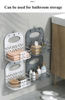 Cesta De Ropa Sucia Plegable Organizador De Lavandería Multifuncional Para Baño Soporte De Pared Material Plástico - details 6