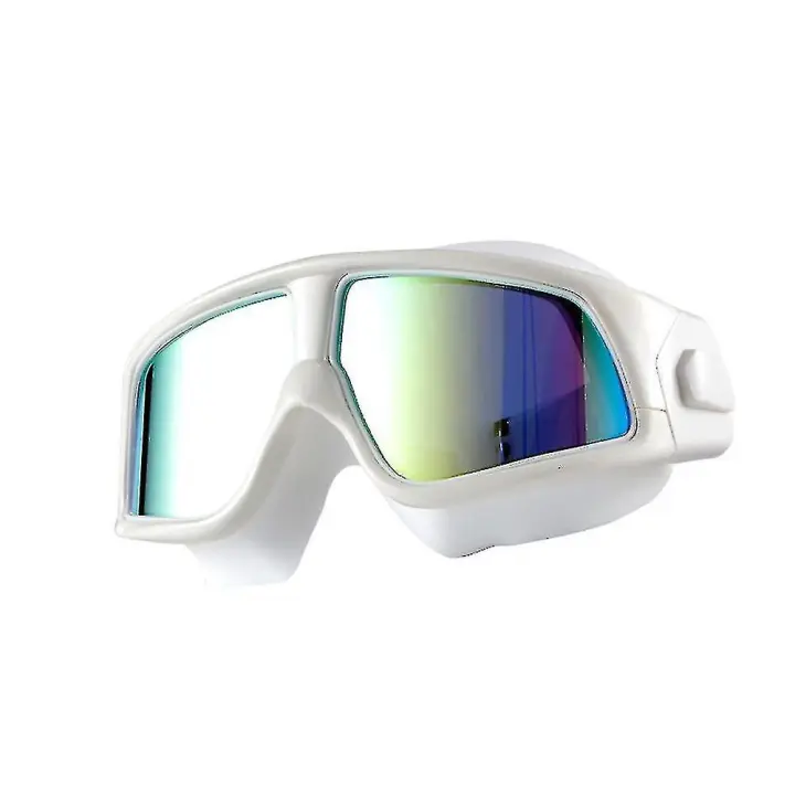 Gafas de Natación Antivaho HD Verde - Gran Montura - 1