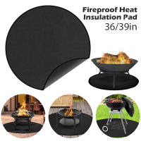 Alfombra De Barbecue Fireproof De Fibra De Vidrio Reutilizable Para Pared De Hogar Y Picnic Tamaño 36 Pulgadas Resistente Al Calor Y Al Fuego - details 0