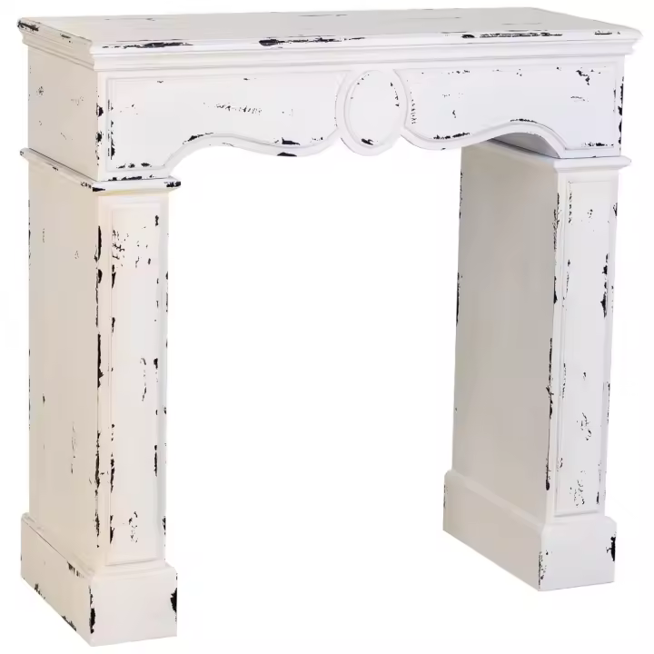 Marco de chimenea de madera 100x40x100h cm - 1