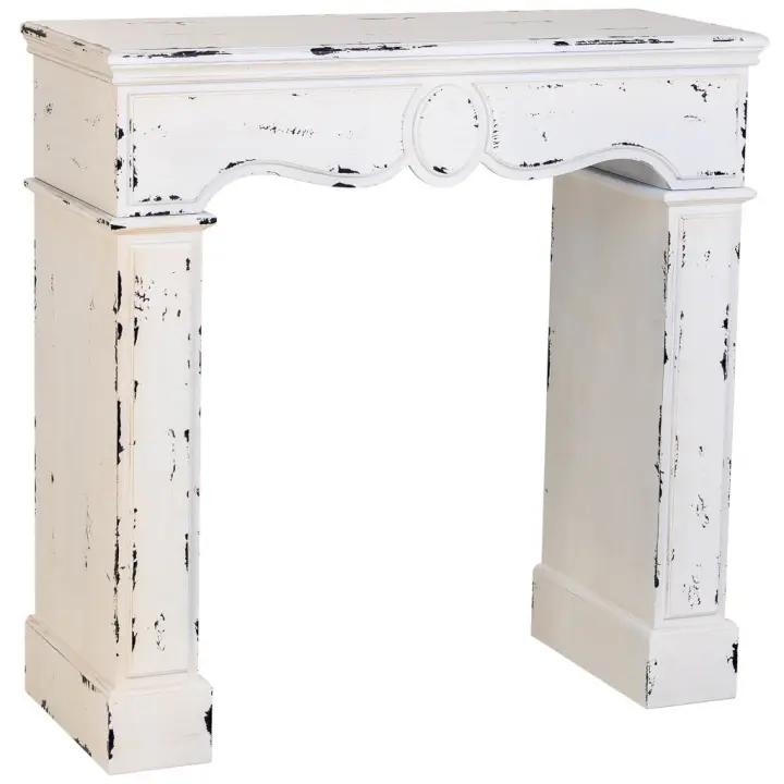 Marco de chimenea de madera 100x40x100h cm - 1