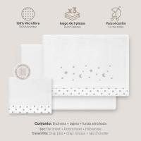 🛏️Cómodas sábanas de coralina para Cuna bebé Estrella 2 Colores: suavidad y calidez en cada noche-Interbaby🛏️ - details 5