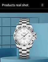 Reloj De Pulsera Deportivo Para Hombre LIGE Marca Top Militar Lujo Acero Inoxidable Resistente Al Agua Cuarzo Reloj Masculino Con Manos Luminosas Y Marcadores Arábigos - details 9