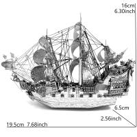 Kit De Modelos 3D De Acero Queen Anne Jigsaw DIY Puzle Laser Cortado Juguete Para Niños Estilo Coreano Tema FÁYIR - details 2