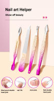 Kit De Manicura Y Pedicura Con 6-12PCS Afilados Tijeras De Uñas Y Empuñaduras De Cutícula En Estuche De PU Herramientas De Oído De Acero Inoxidable Para Hombres Y Mujeres - details 9