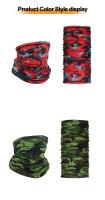 Máscara De Ciclismo Multifuncional 1PCS Protección UV Transpirable Para Exterior Pesca Senderismo Bandana De Cabeza Scarf - details 8