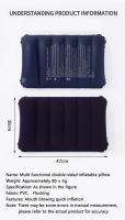 Cojín De Viaje Inflable TARKA Para Acampar Y Senderismo Almohada De Cabeza Plegable Para Avión Y Camping Cómodo Y Portátil - details 7