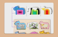 Puzzle De Madera 3D Para Niños Juegos Educativos Montessori Regalos Para Niños Desarrollo Inteligencia Forma Edad 3-12 Años - details 8