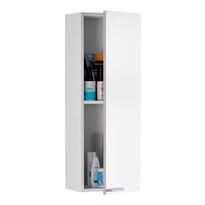 Columna de baño Koncept 1 puerta blanco 85x30x25 cm - 1
