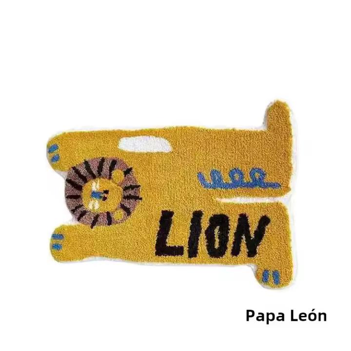 Alfombra De Cashmere Imitación Con Dibujos Animados Vikama Cómoda Y Suave Para Dormitorio Regalo Para Niños Decoración Del Hogar Regalo Para Casa - 1