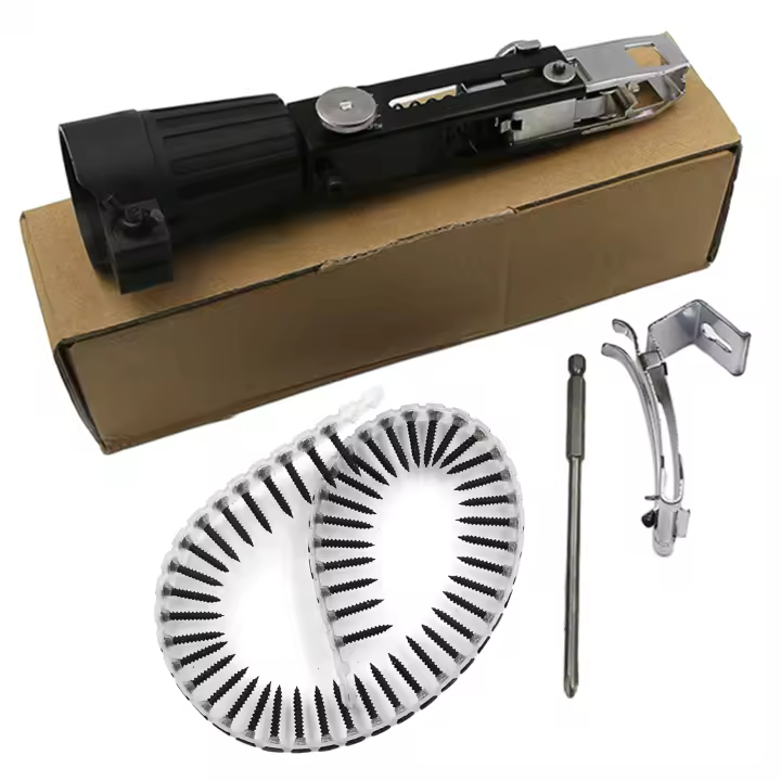 Cadena De Taladro Metálica Con Cabeza De Destornillador Para Equipo De Apriete De Tornillos Multipropósito Adaptador De Clavo Para Tabla De Madera - 1