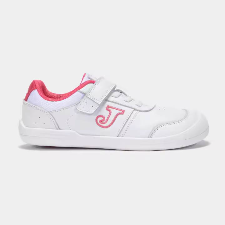 Zapatillas Joma Barefoot Niño/a Blanca y Rosa Casual Vela Jr 25 - 1