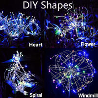 Luces De Jardín Solar Impermeables Con 8 Modos De Iluminación LED Para Exterior Forma De Fleur De Lis Decoración De Hogar - details 10