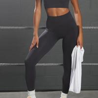 Nuevas Leggings De Yoga Para Mujer De Color Sólido Con Cintura Elástica Tallas Pequeñas Sin Costuras Levantadoras Y Adelgazantes De Piernas Fitness De Longitud Del Tobillo - details 2