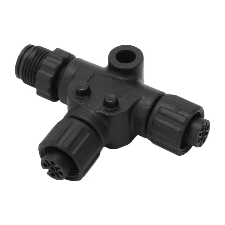 Conector Tee Multiport Para NMEA 2000 T Conector 3 Puertos 5Pines IP67 Impermeable Para Redes Para N2K T Conector - 1