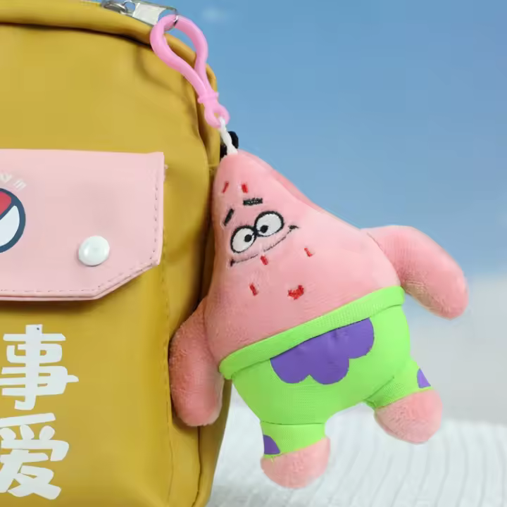 Muñeco De Peluche De Spongebob Squarepants Celebridad En Internet Accesorios De Bolsa Colgantes Y Llaveros Adorables Regalos Para Todas Las Edades - 1