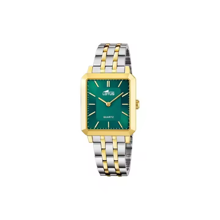 Reloj Lotus Mujer 18981/3 Square Series - Acero Inoxidable, Bicolor, Rectangular - 1
