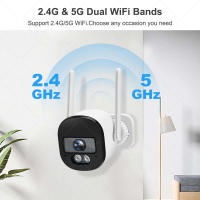 Cámara De Seguridad Tuya 4MP Bullet Exterior WiFi 2.4G/5G Monitoreo CCTV Video Inteligente Compatible Con Alexa Google - details 4