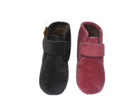 Zapatilla de estar por casa/Mujer/Berevëre/Suapel/Suela Goma/Cuña 3 cm/Tipo Botin/Cierre Fácil/Colores: Fresa/Gris - details 2