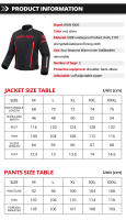 Chaqueta De Motocicleta Impermeable Para Motorcross Con Pantalones Protección Contra El Viento Ropa De Motocicleta Reflectante Tallas M-3XL Unisex - details 9