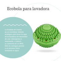 Irisana - Pod para la Lavadora - En Verde - Dura hasta 1000 Lavados - Bola Ecológica para Limpiar y Desinfectar la Ropa sin Detergentes ni Suavizantes - details 0