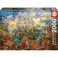 Educa - Ciudad de los sueños , Puzzle de 2000 Piezas . Medidas: 96 x 68 cm. Incluye Cola Fix Puzzle.19944 Educa - details 0