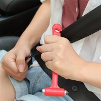 Martillo De Seguridad Para Coche 1pc Multiusos Rompe Ventanas Y Cinta De Seguridad Portátil Kit De Rescate Emergente Para Automóvil - details 4