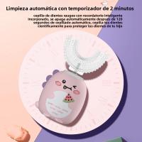 Cepillo De Dientes Eléctrico Para Niños Con Forma De U Y Silicona Limpieza 360 Grados Cepillo Sonic Automático Para El Cuidado Oral De Los Niños - details 6