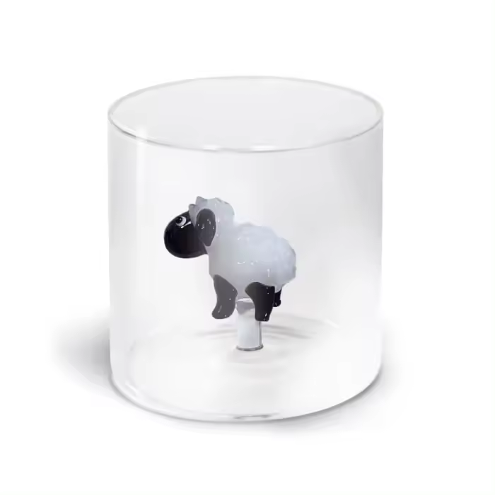 Decoración de Ovejas WD LifeStyle Vidrio borosilicato Cc 250 ml - 1
