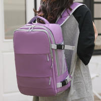 Mochila de viaje de gran capacidad para Mujer, Bolso de Día informal, impermeable, antirobus, Con Correa de equipamiento y Puerto de carga USB - details 2