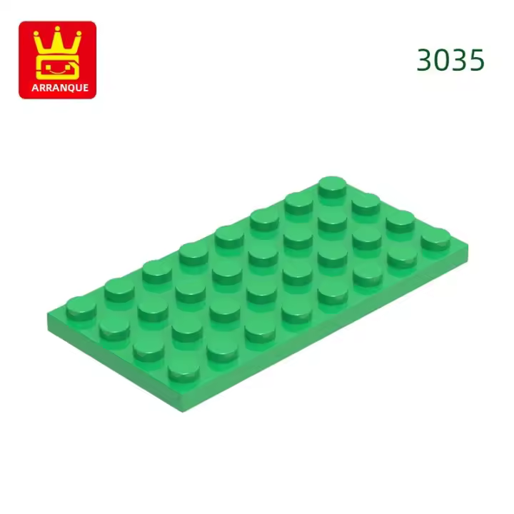 Wange 23Pcs Ladrillos Delgados 3035 4x8 Dots Bloques De Construcción Compatible Con MOC Juguete De Artesanía Para Niños Accesorios De Colores - 1