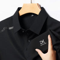 Camisa Polo Casual Para Hombre Con Insignia De Color Sólido Transpirable Y Cómoda Versátil Para Negocios Estilo Moderno - details 5