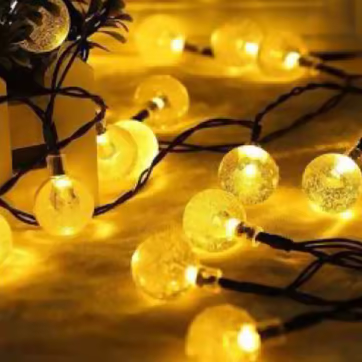 ORION91 Guirnaldas Solares Luz Cálida 150 Luces 21 Metros IP65 Nine&One - Pack de 3 - 1