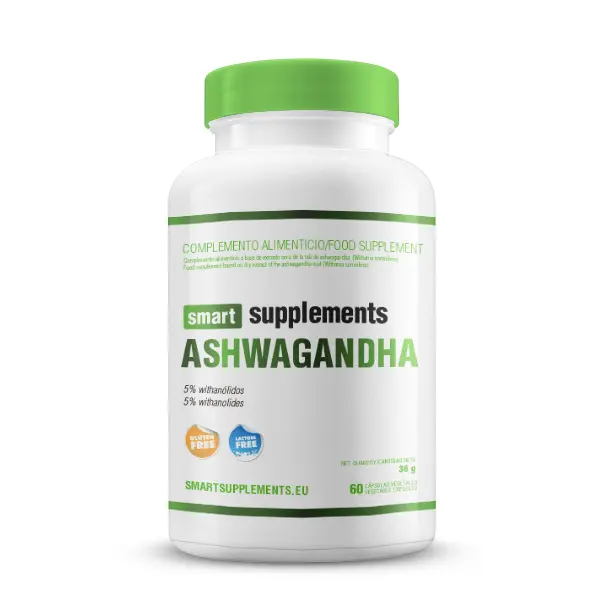 Ashwagandha 500mg - 60 Cápsulas Vegetales Smart Supplements - 1
